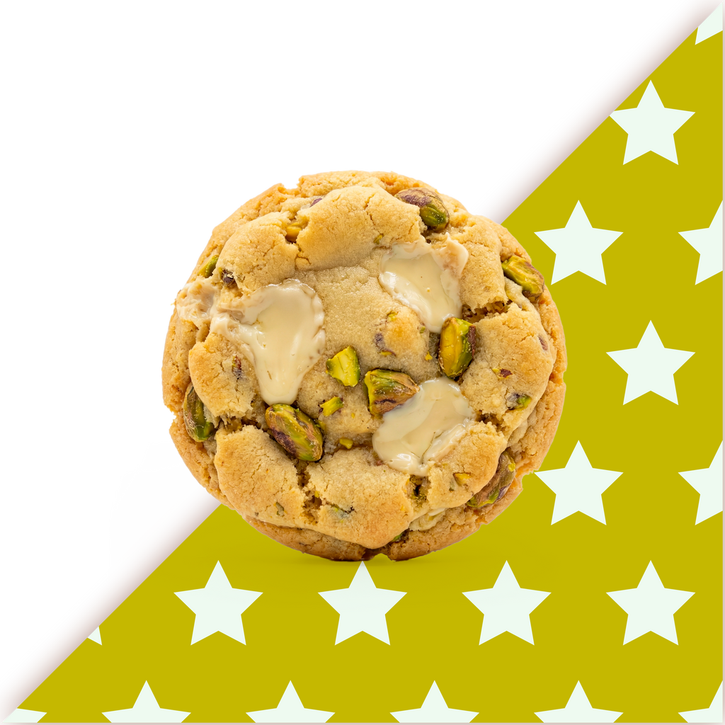 COOKIE CIOCCOLATO BIANCO E PISTACCHI